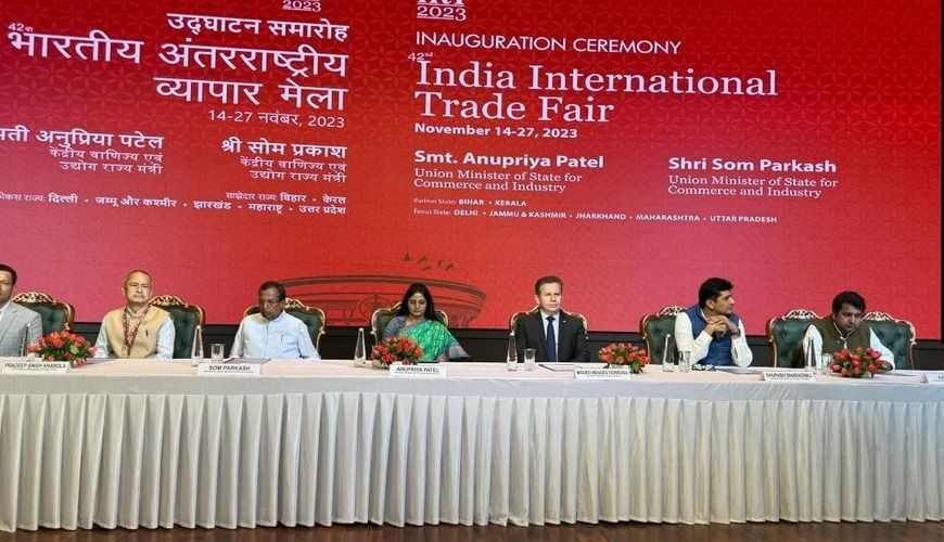 Governador participa da abertura da 42ª Índia International Trade Fair